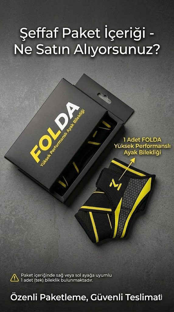 FoldaTR™ Ayak Bileği Destek Bandı